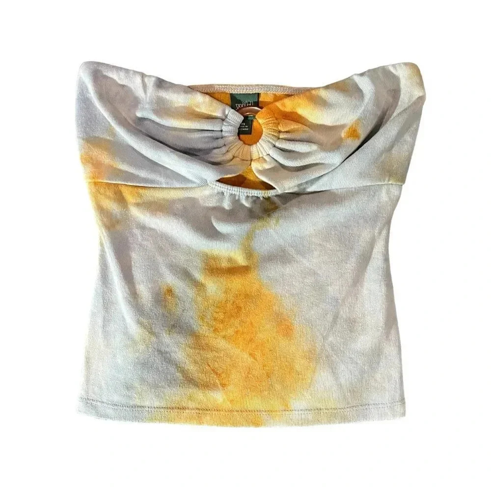 Wild Fable Women's‎ Blue and Orange Tube Top Size XS